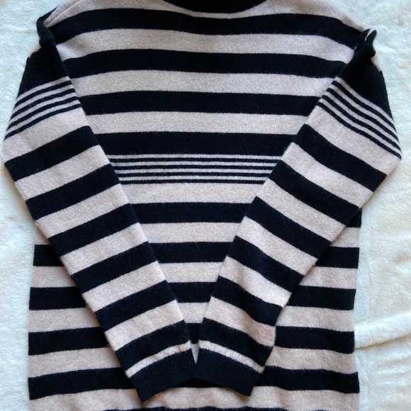 Equipment Femme Stripped 100% Cashmere Sweater - Picture 3 of 8
